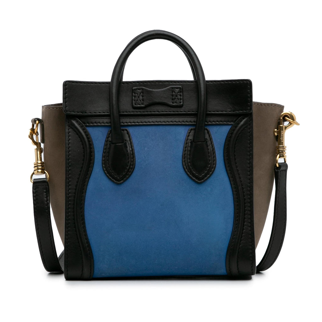 Celine Nano Luggage Tote Tricolor (SHG-LRGEnu)