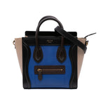 Celine Nano Tricolor Leather Luggage Tote