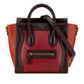Celine Nano Tricolor Leather Luggage Tote