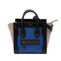 Celine Nano Tricolor Leather Luggage Tote