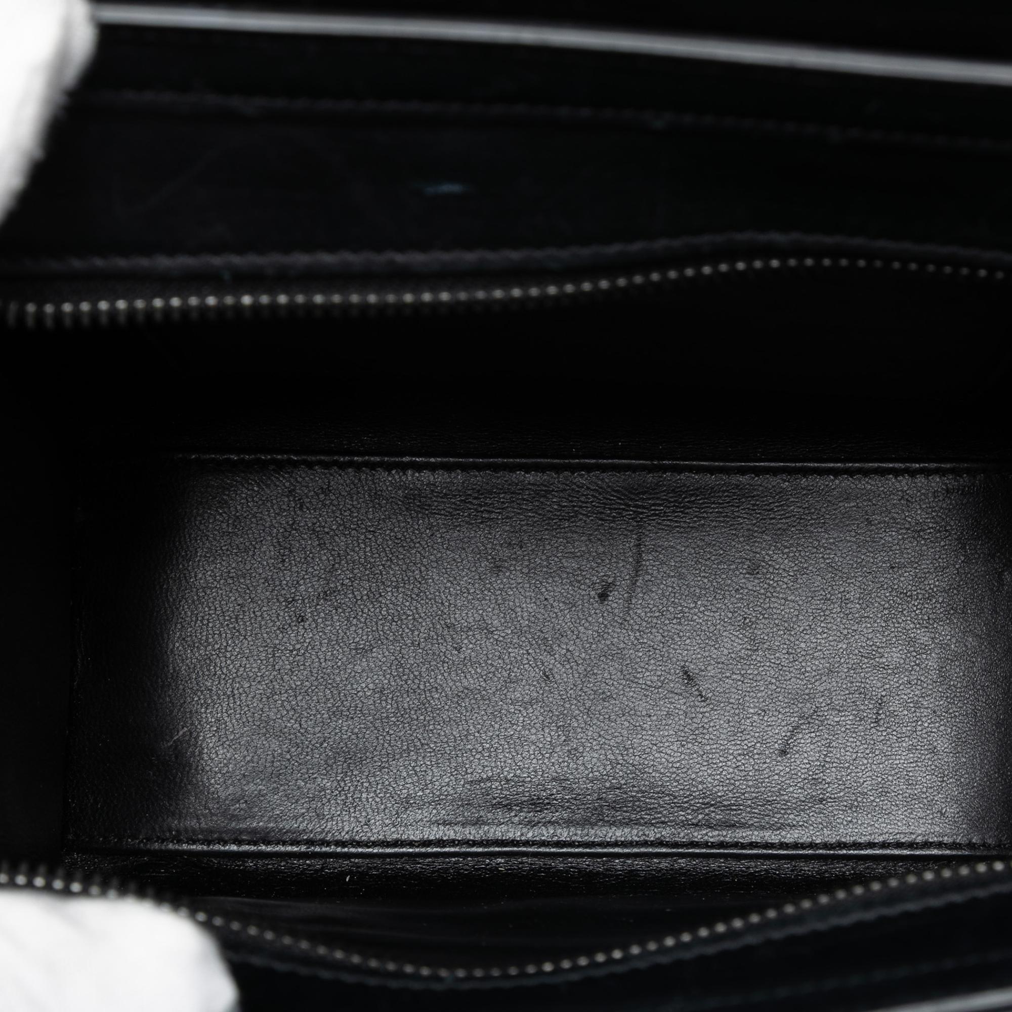 Celine Nano Tricolor Leather Luggage Tote