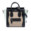 Celine Nano Tricolor Leather Luggage Tote