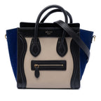 Celine Nano Tricolor Leather Luggage Tote