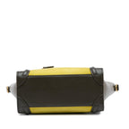 Celine Nano Tricolor Nubuck and Calfskin Luggage Tote (SHG-ikhilU)