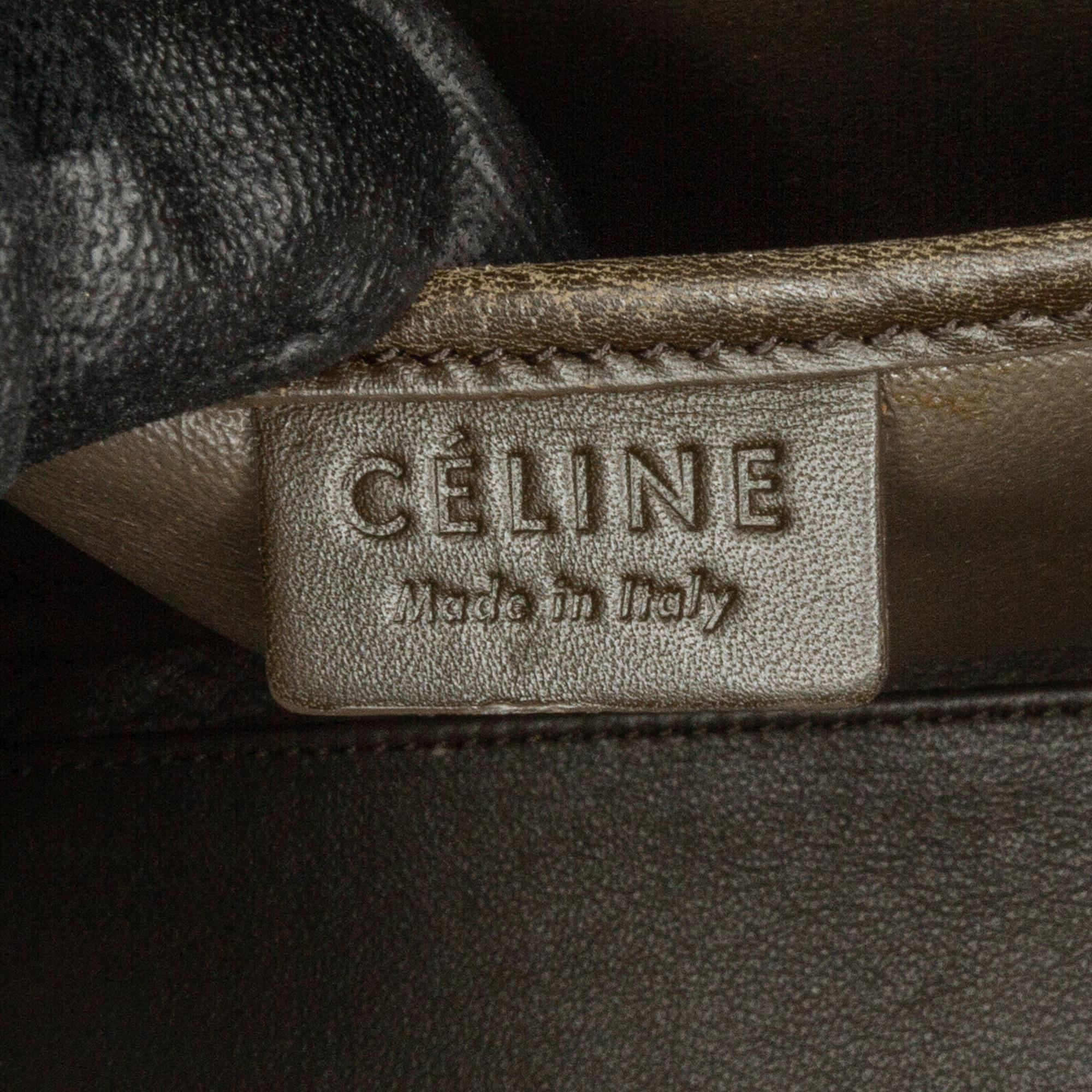 Celine Nano Tricolor Nubuck and Calfskin Luggage Tote (SHG-ikhilU)