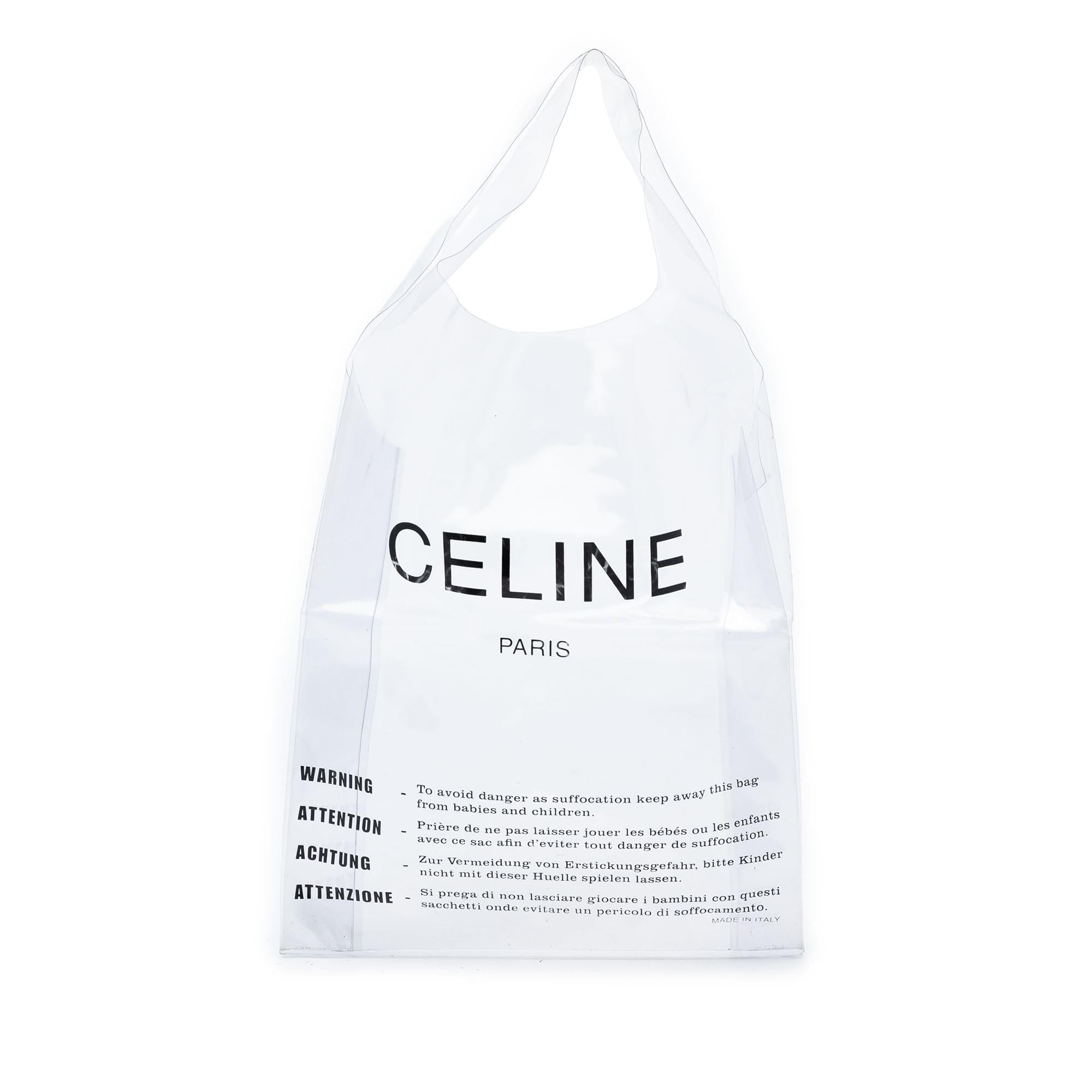 Celine PVC Shopping Tote