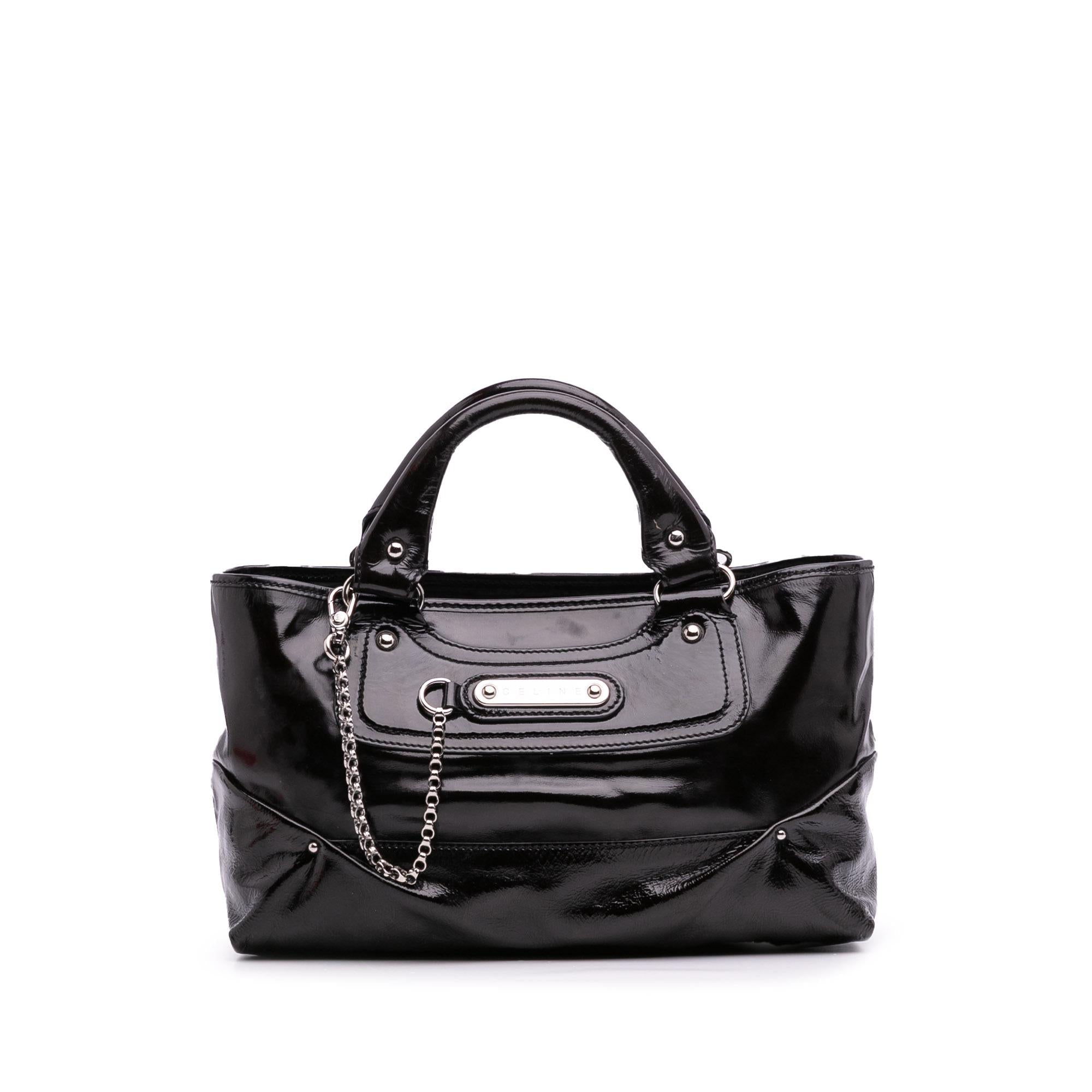 Celine Patent Boogie Handbag