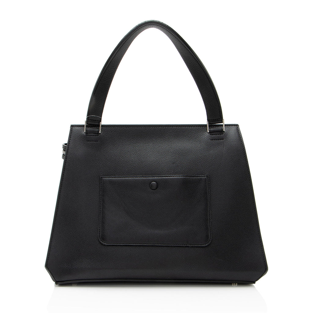 Celine Pebbled Leather Edge Medium Tote (SHF-9b8sDY)