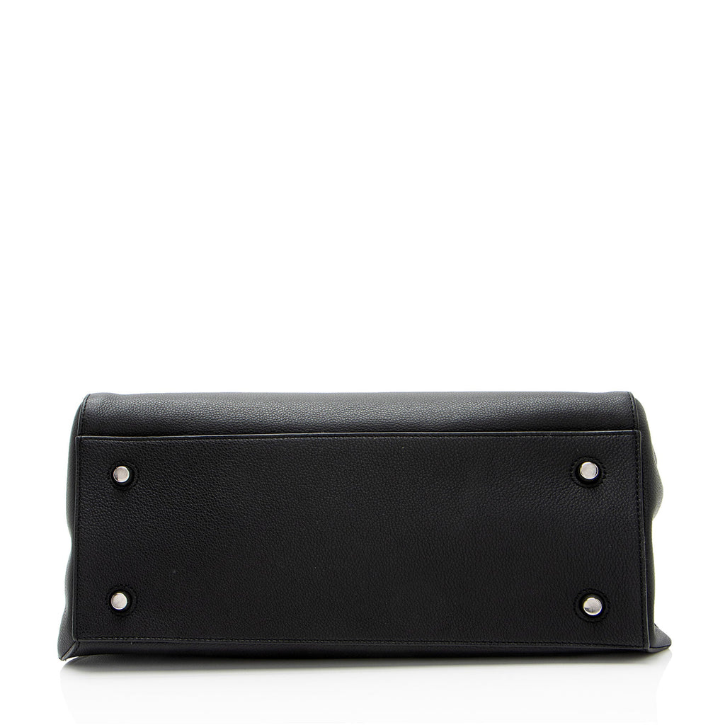 Celine Pebbled Leather Edge Medium Tote (SHF-9b8sDY)