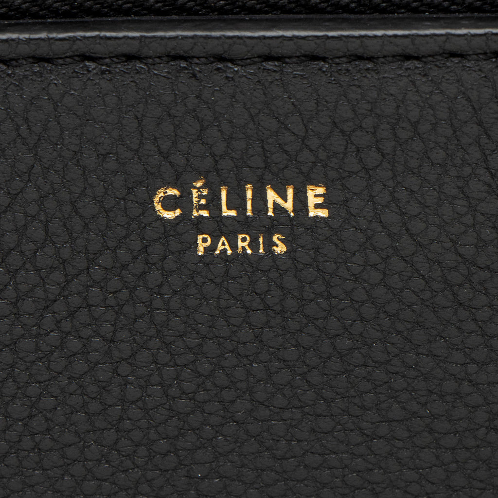 Celine Pebbled Leather Edge Medium Tote (SHF-9b8sDY)