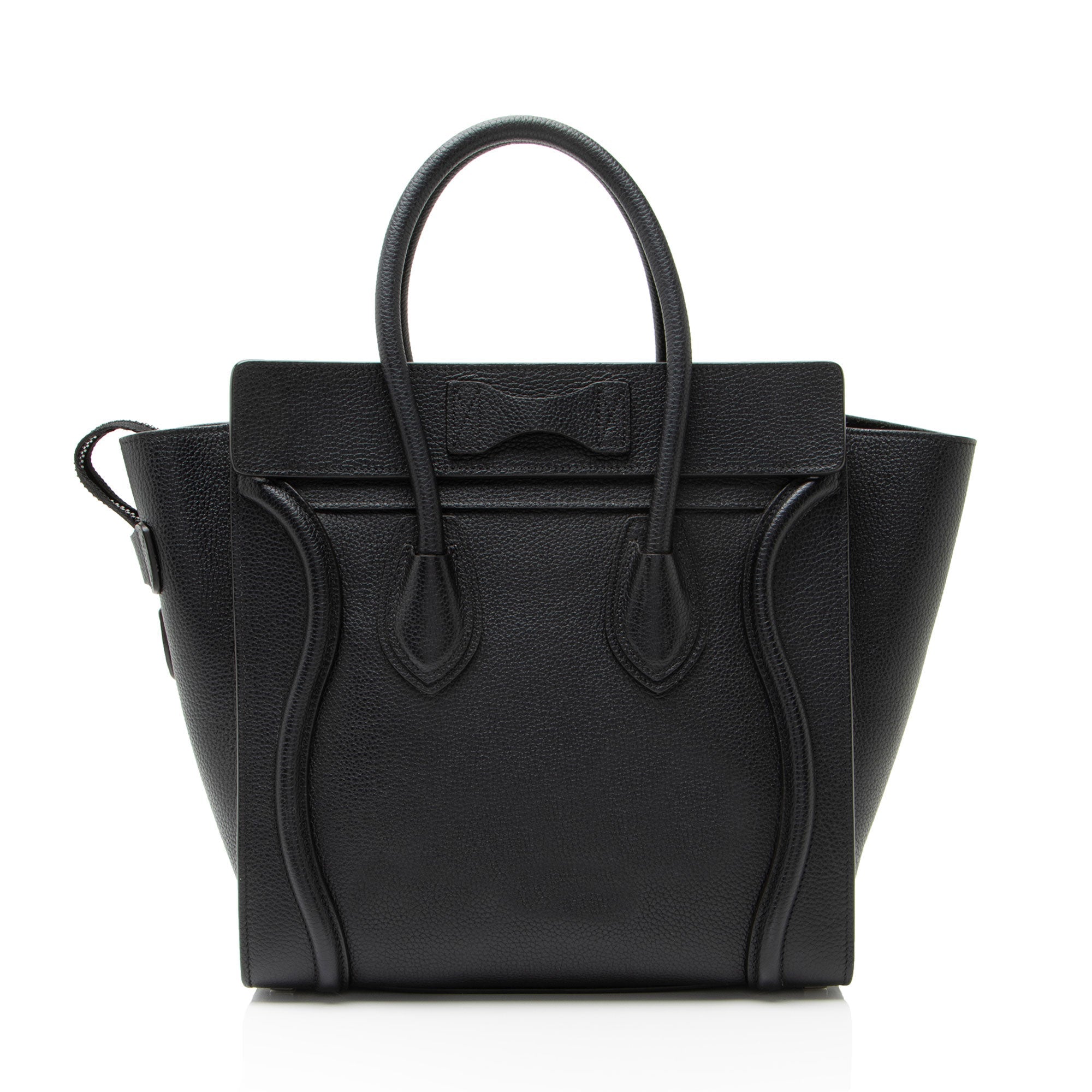 Celine Pebbled Leather Micro Luggage Tote