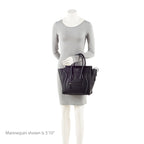 Celine Pebbled Leather Micro Luggage Tote