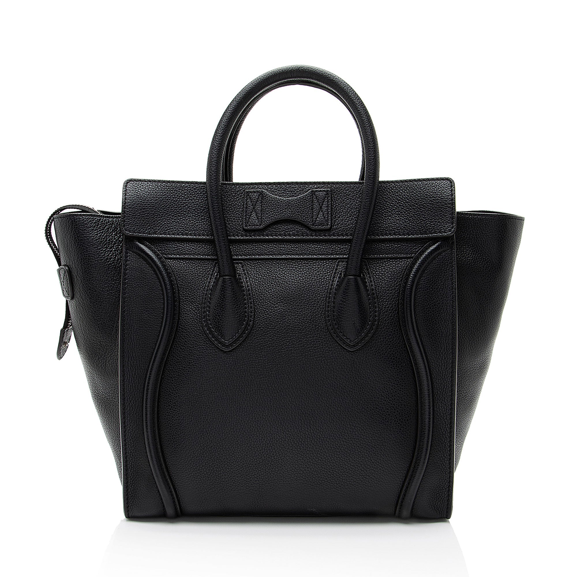Celine Pebbled Leather Mini Luggage Tote