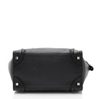 Celine Pebbled Leather Mini Luggage Tote