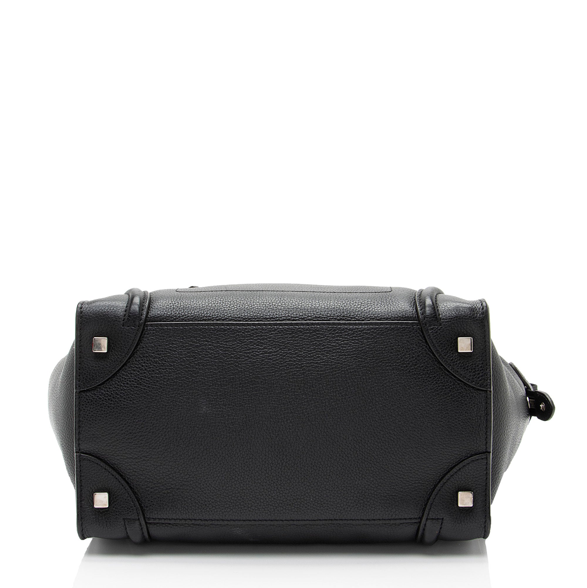 Celine Pebbled Leather Mini Luggage Tote