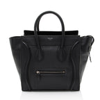 Celine Pebbled Leather Mini Luggage Tote