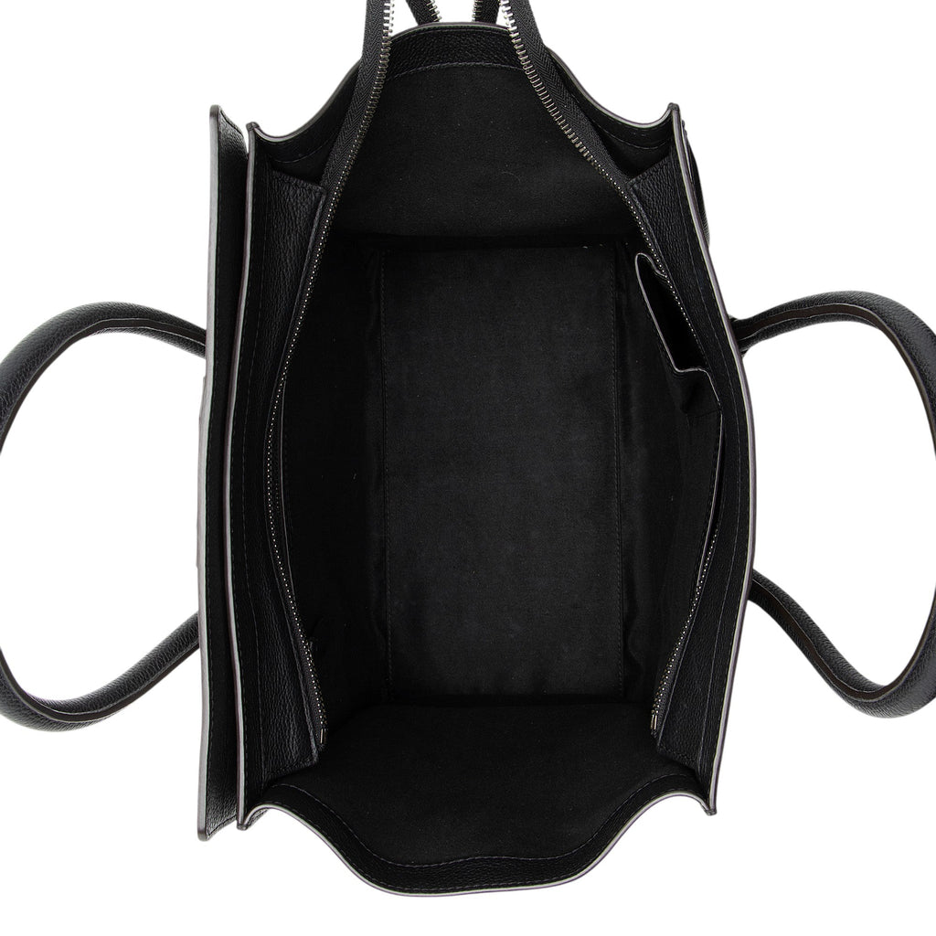 Celine Pebbled Leather Mini Luggage Tote