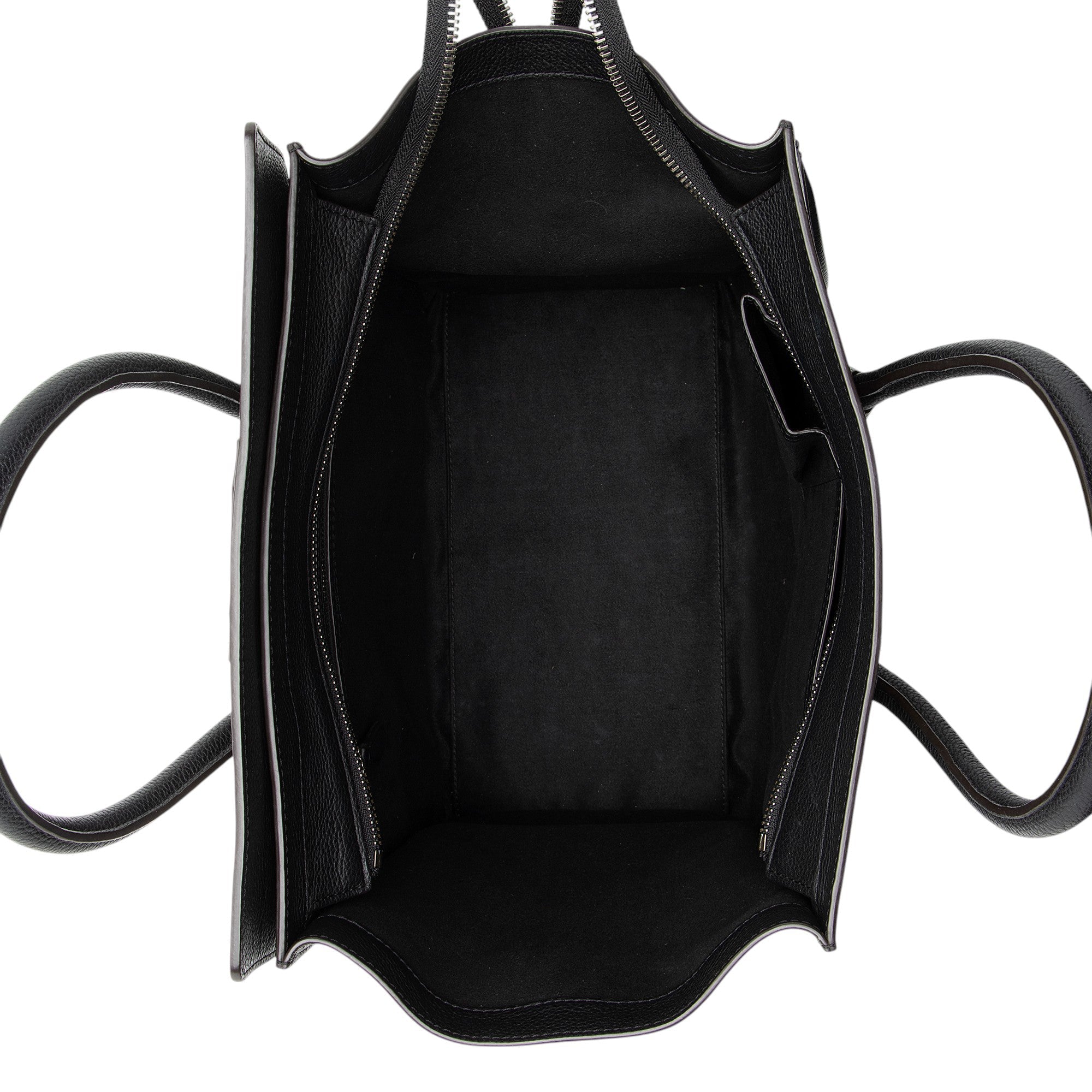 Celine Pebbled Leather Mini Luggage Tote