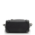 Celine Pebbled Leather Nano Luggage Tote (SHF-fk9HTz)