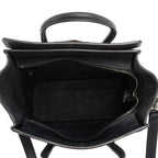Celine Pebbled Leather Nano Luggage Tote (SHF-fk9HTz)