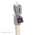Celine Pebbled Leather Nano Luggage Tote (SHF-fk9HTz)