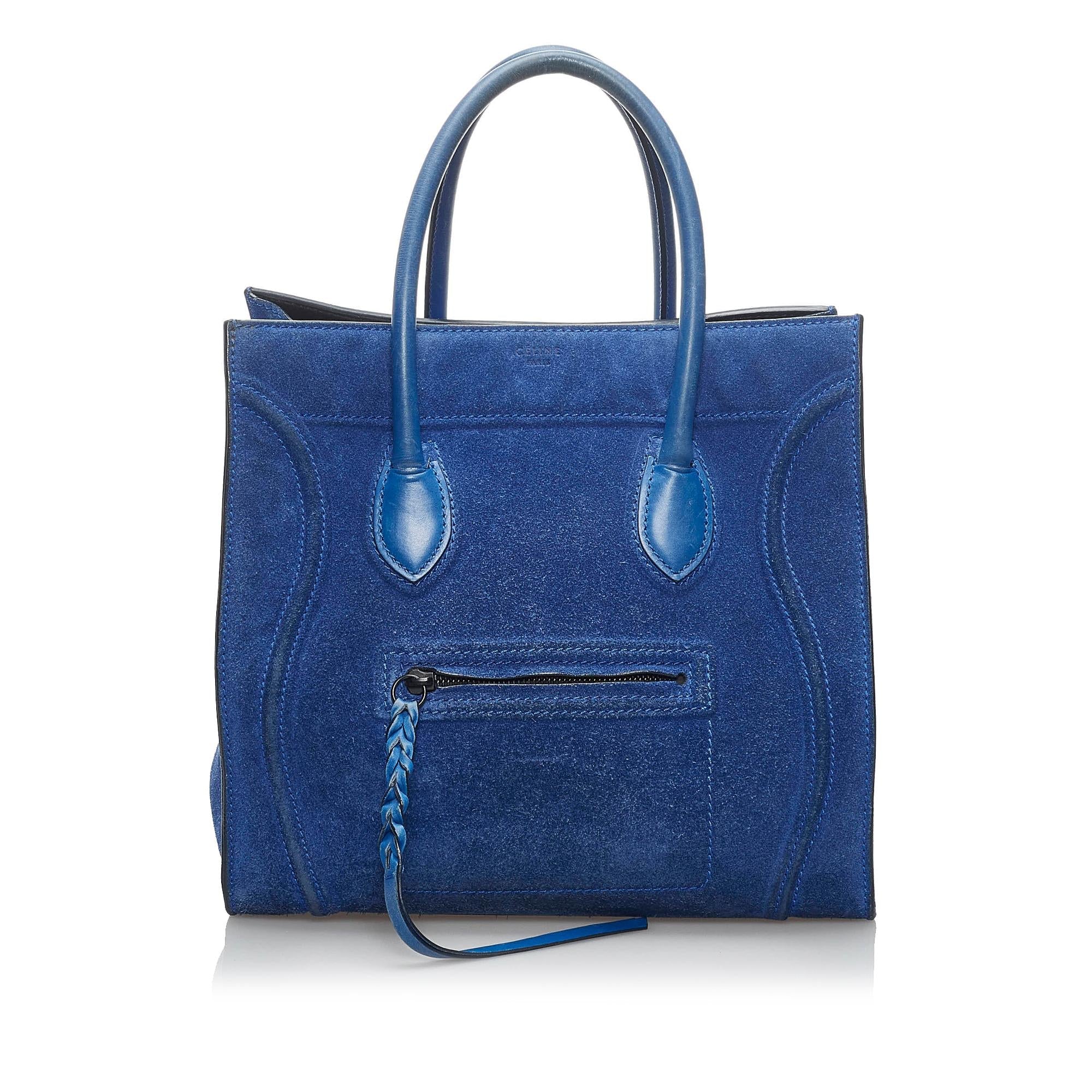 Celine Phantom Suede Handbag (SHG-34180)