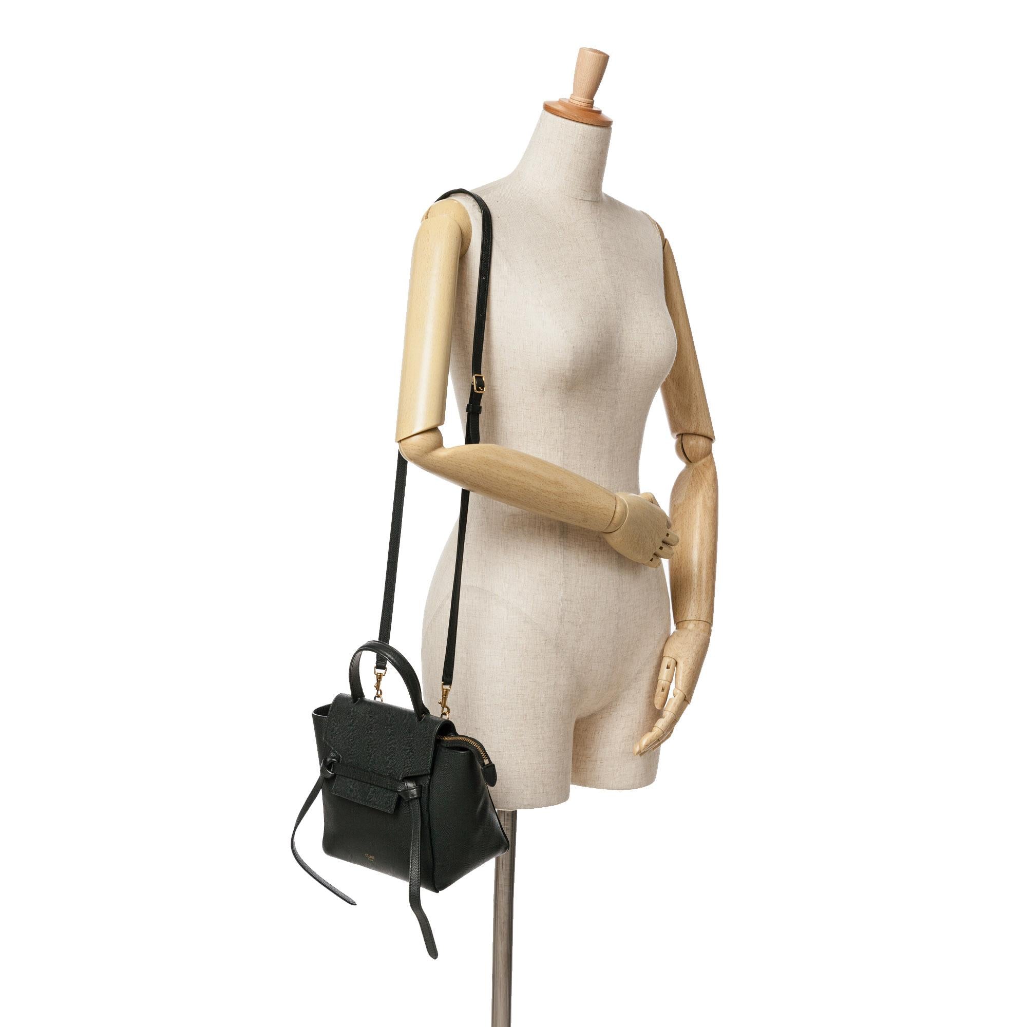Celine Pico Grained Calfskin Belt Bag