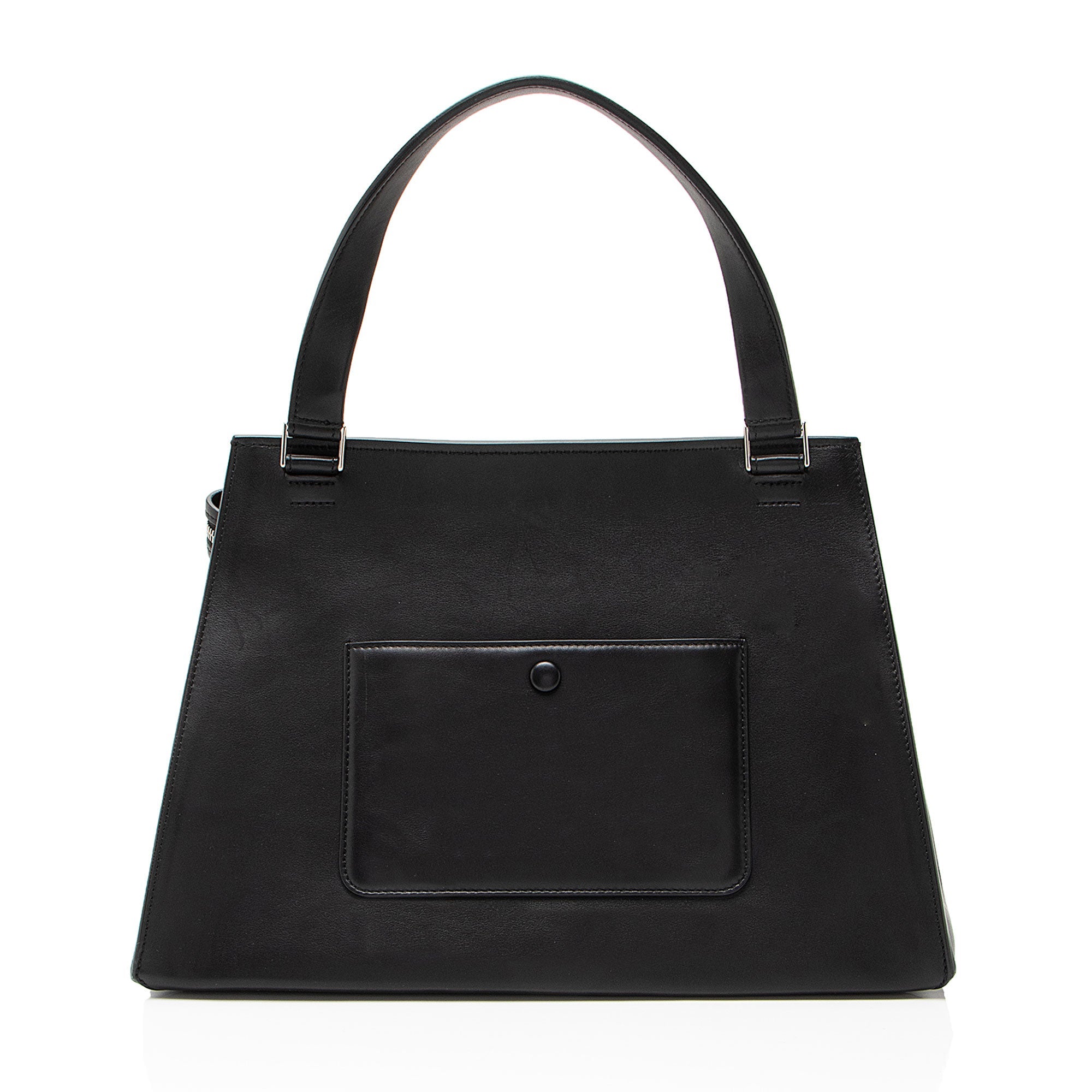 Celine Pony Hair Leather Edge Medium Top Handle