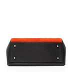 Celine Pony Hair Leather Edge Medium Top Handle