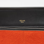 Celine Pony Hair Leather Edge Medium Top Handle