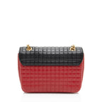 Celine Quilted Leather C Medium Flap Bag