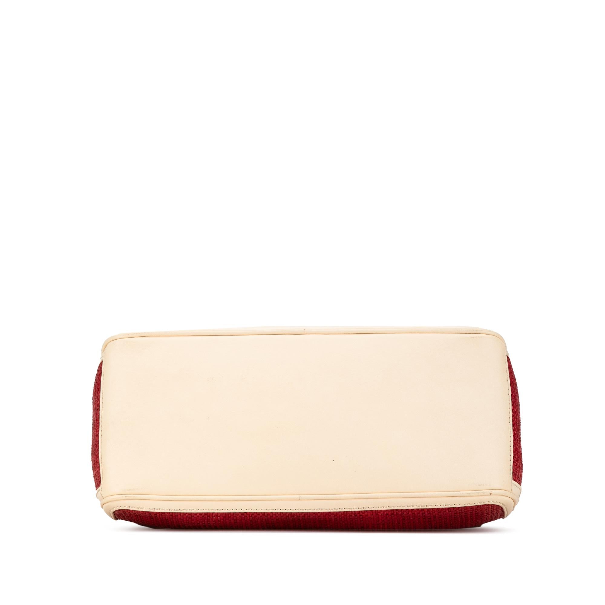 Celine Raffia Boogie Handbag