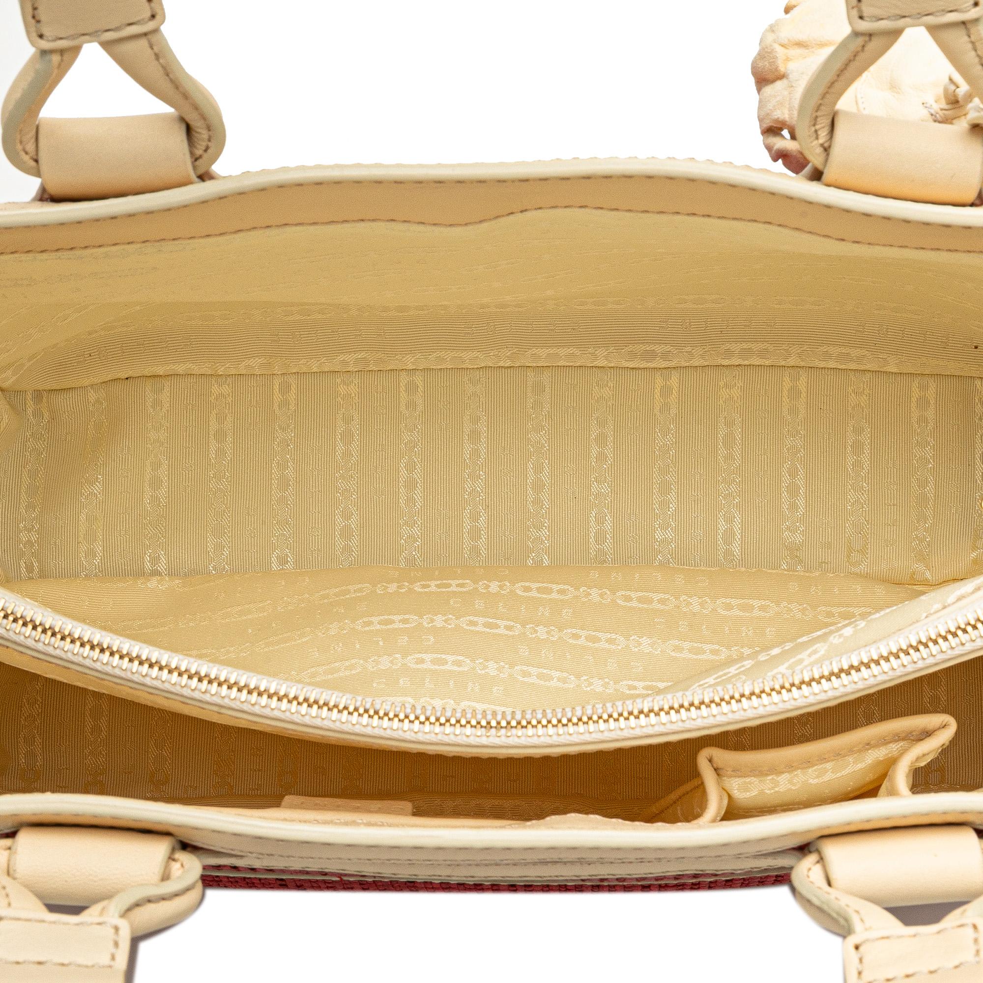 Celine Raffia Boogie Handbag