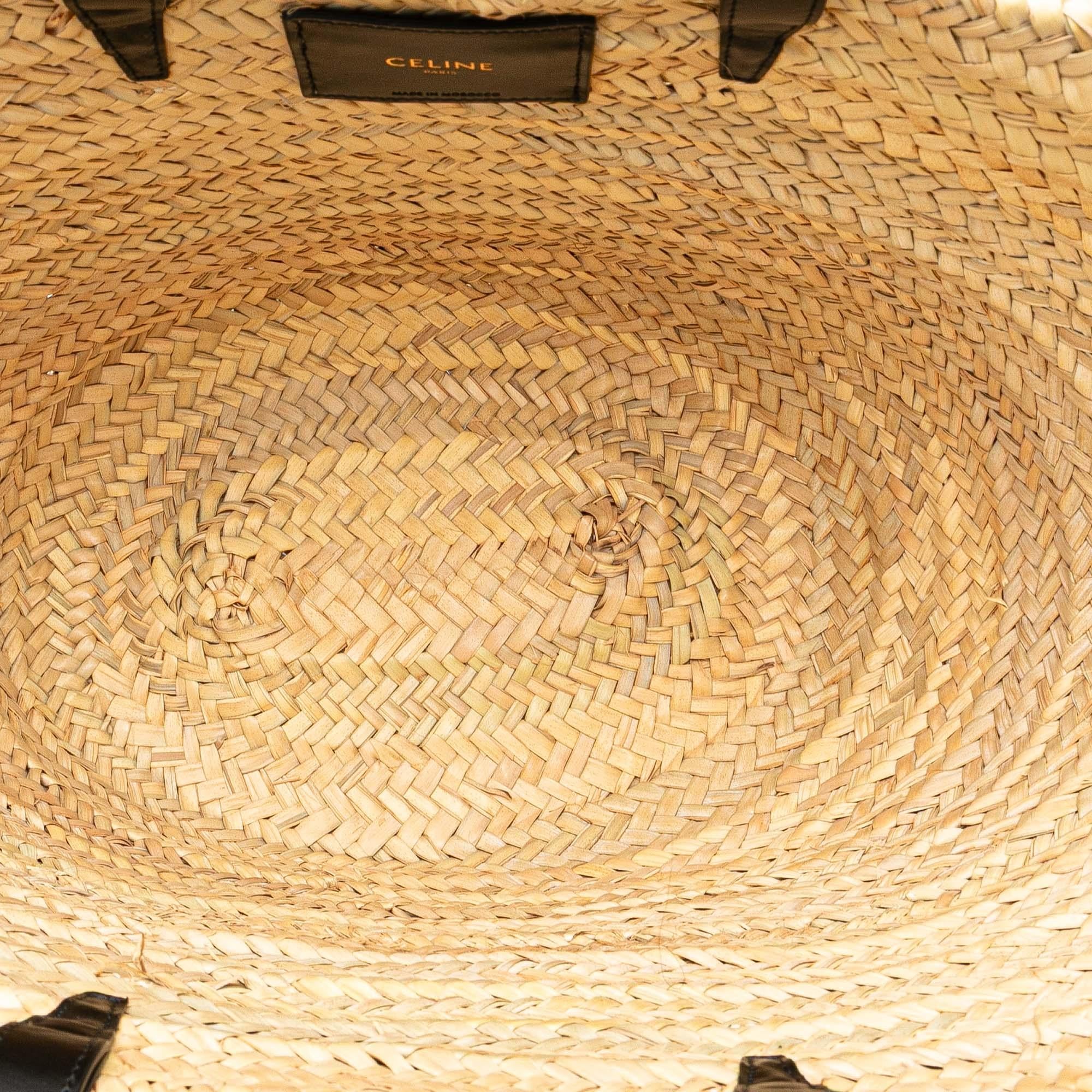 Celine Raffia Classic Panier Tote