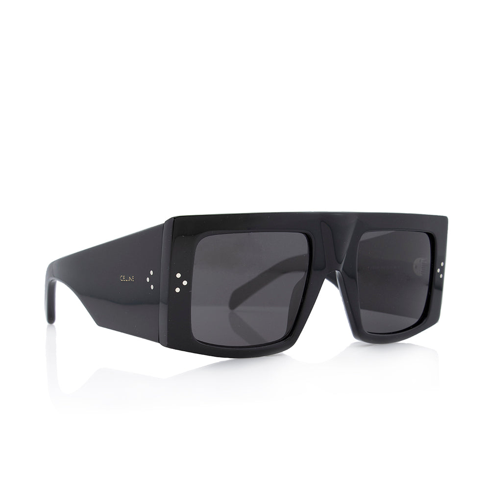 Celine Rectangular Chunky Sunglasses (SHF-21493)