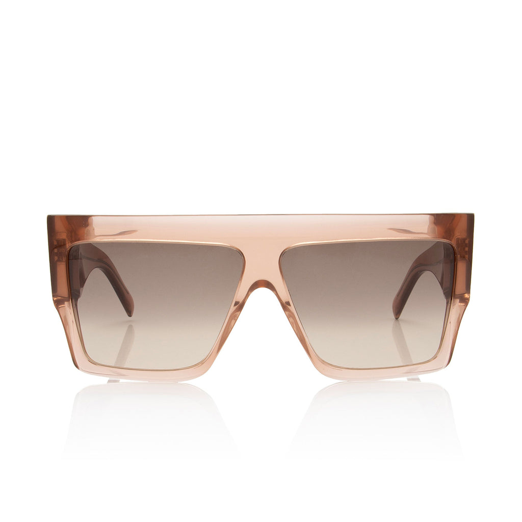 Celine Rectangular Chunky Sunglasses (SHF-fkyx5K)
