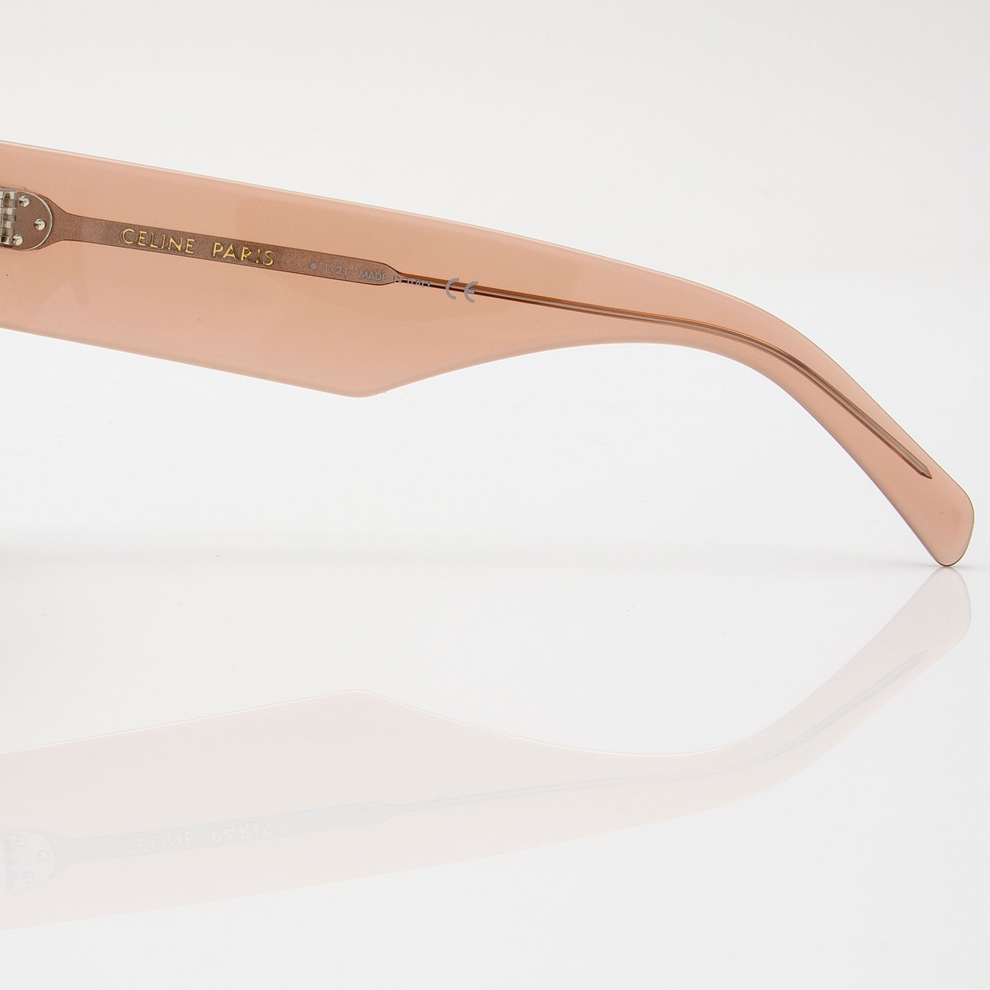 Celine Rectangular Chunky Sunglasses (SHF-fkyx5K)