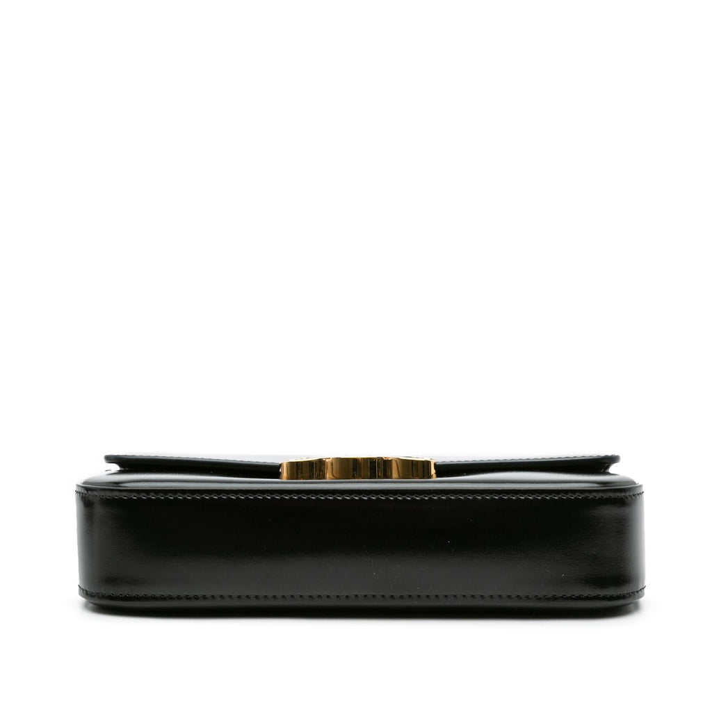 Celine Shiny Calfskin Claude Chain Shoulder Bag