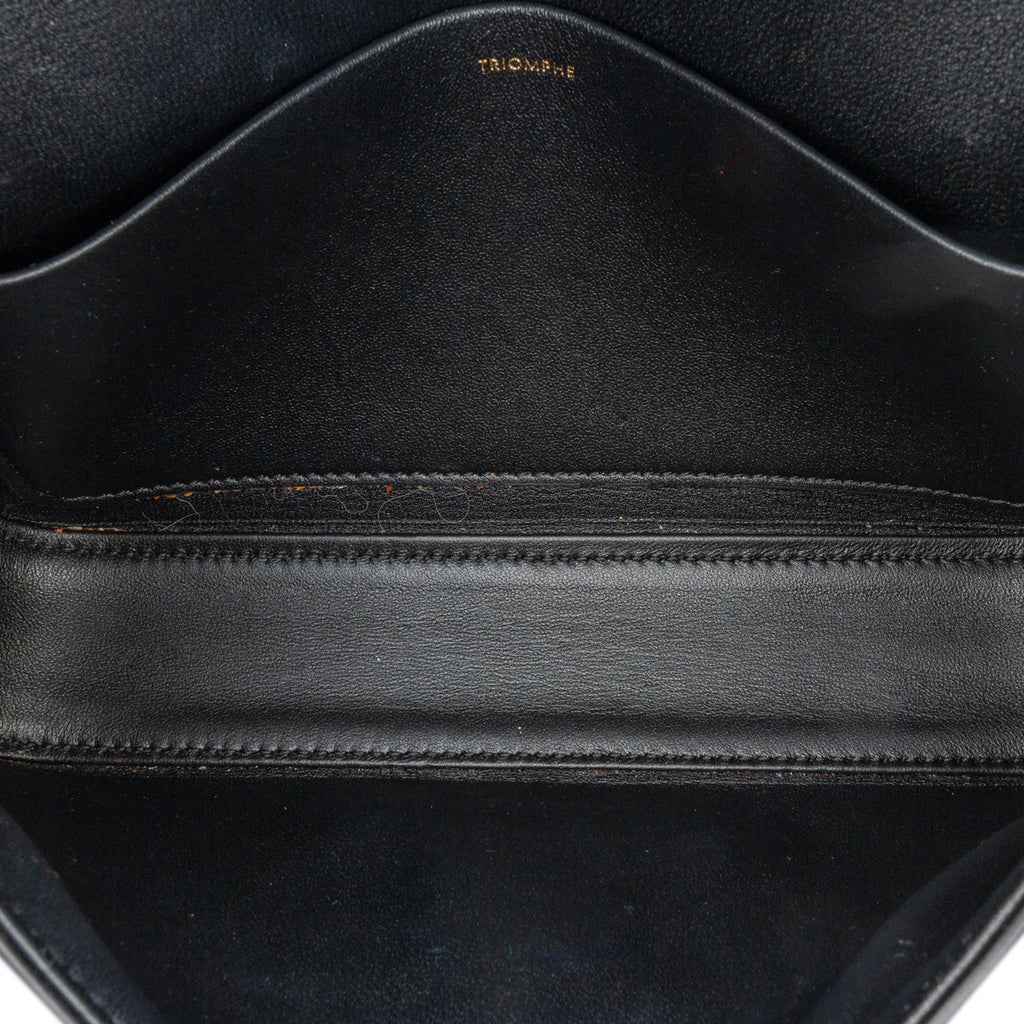Celine Shiny Calfskin Claude Chain Shoulder Bag