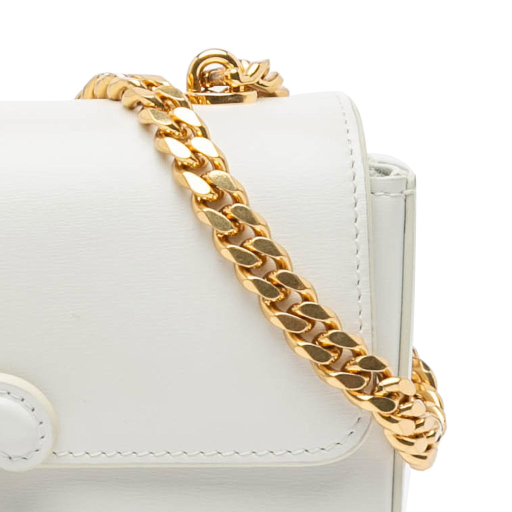 Celine Shiny Calfskin Claude Chain Shoulder Bag