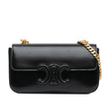 Celine Shiny Calfskin Claude Chain Shoulder Bag
