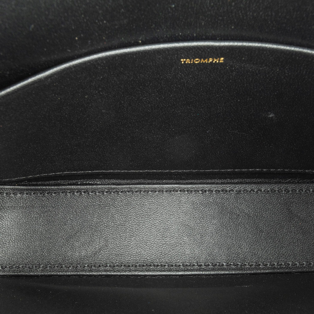 Celine Shiny Calfskin Claude Shoulder Bag (SHG-UEum9T)