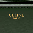 Celine Shiny Calfskin Triomphe Classique Shoulder Bag
