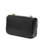 Celine Shiny Calfskin Triomphe Claude Chain Shoulder Bag