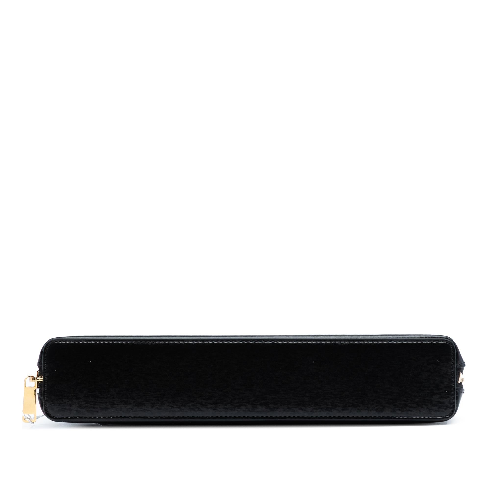 Celine Shiny Calfskin Triomphe Pouch