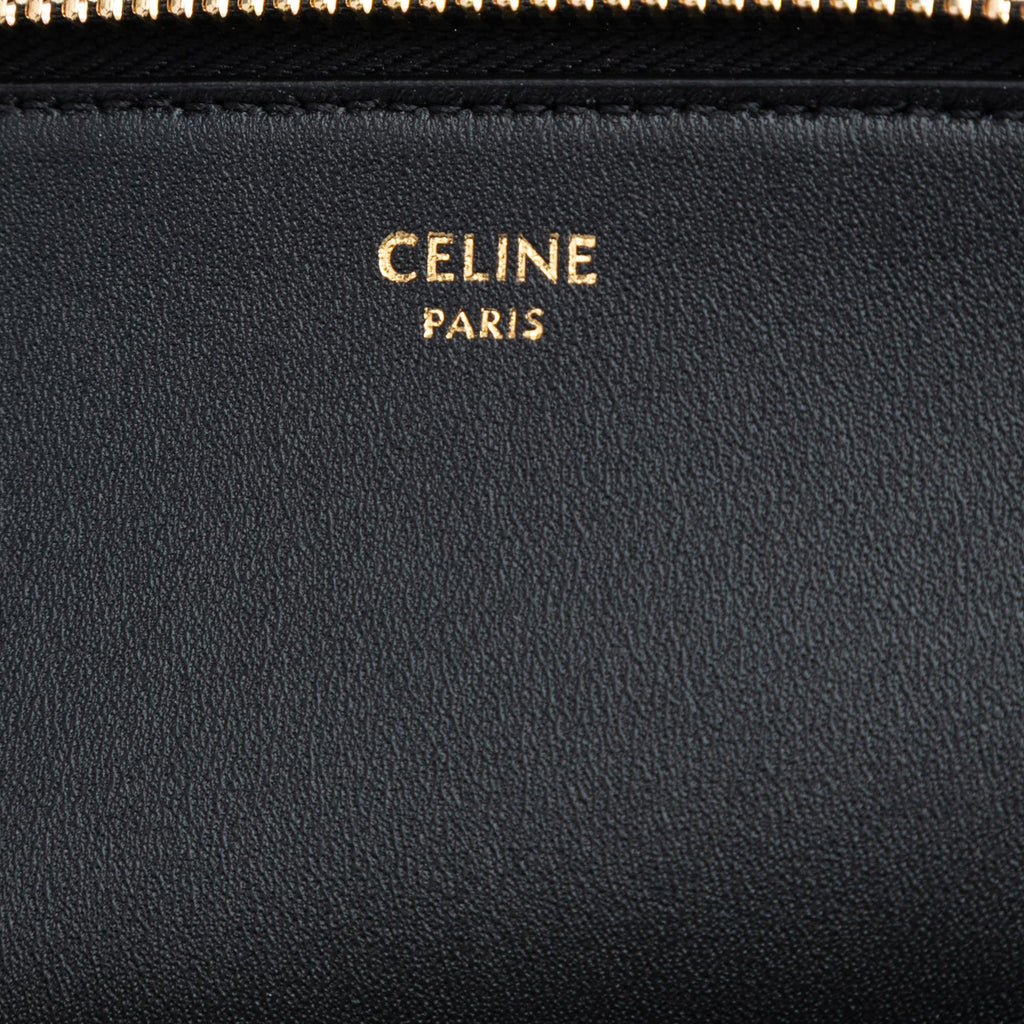 Celine Shiny Calfskin Triomphe Pouch
