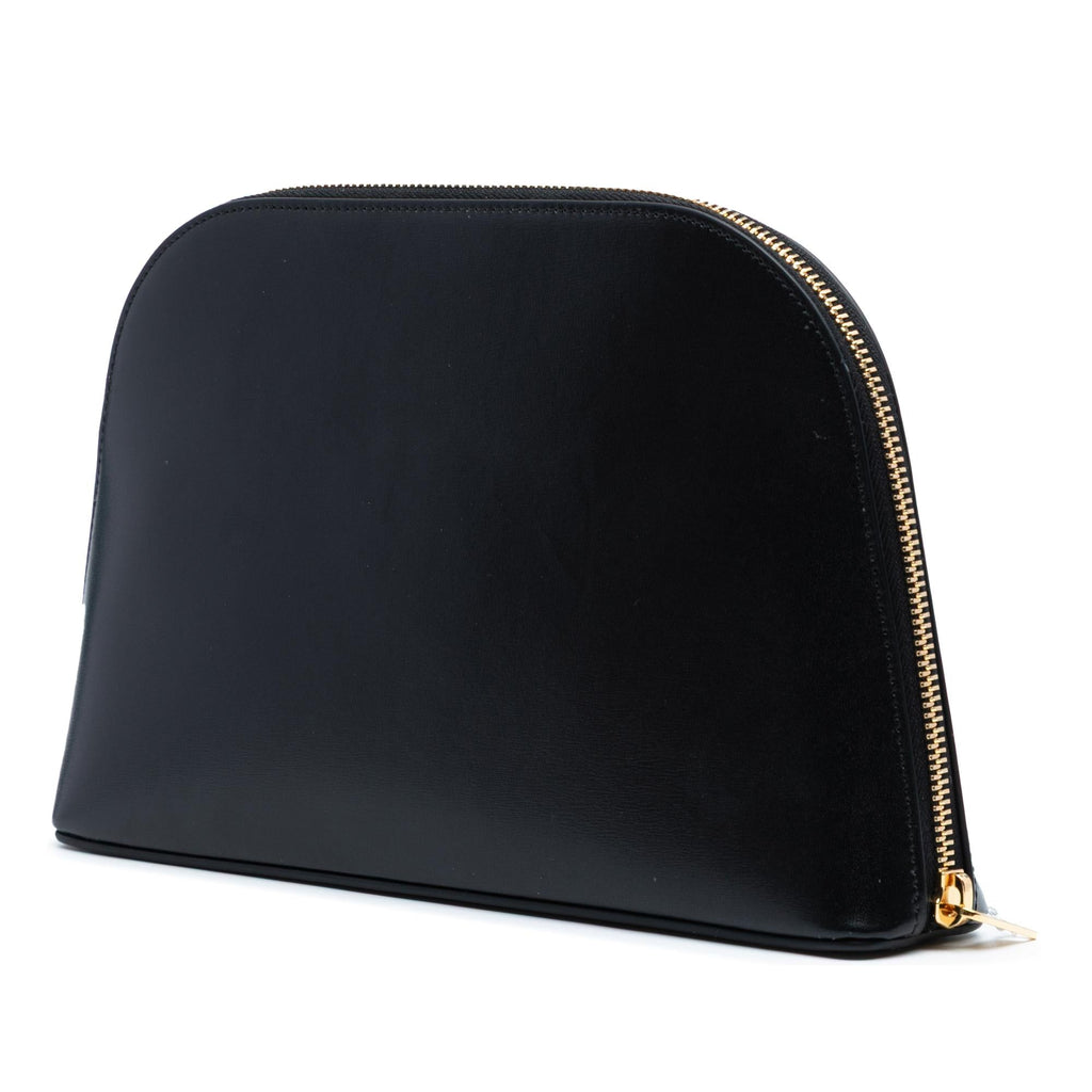 Celine Shiny Calfskin Triomphe Pouch
