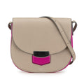 Celine Small Bicolor Leather Trotteur Crossbody