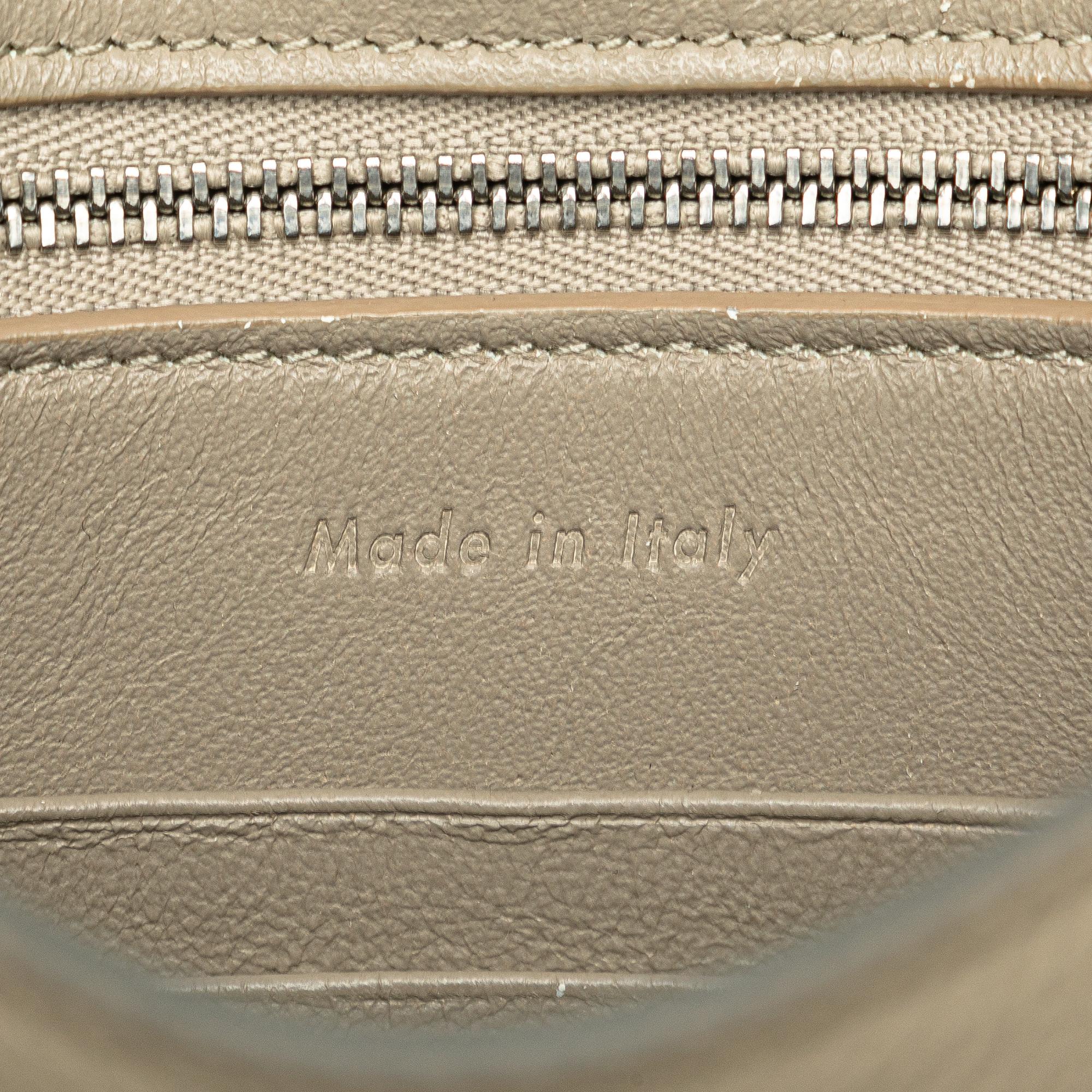 Celine Small Bicolor Leather Trotteur Crossbody