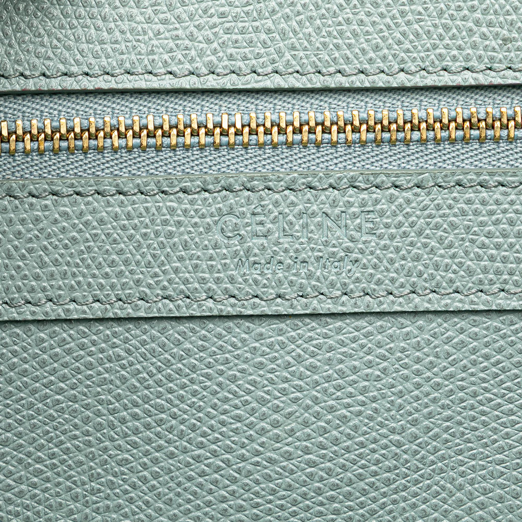 Celine Small Bicolor Leather Vertical Cabas